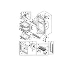 Kenmore Elite 25329082993 cabinet diagram