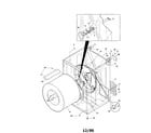 Frigidaire FDG646RHS0 cabinet/drum diagram