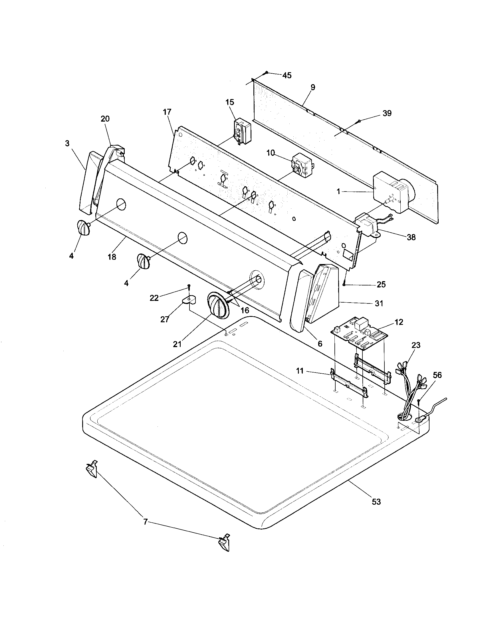 CONTROLS/TOP PANEL