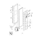 Frigidaire FRS26ZPHQ2 freezer door diagram