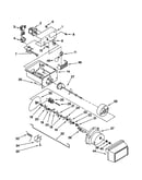 Motor and ice container