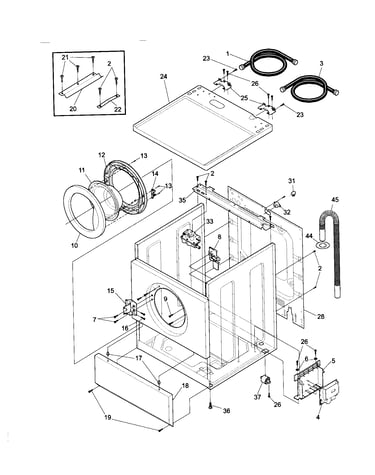 Cabinet,door and stop