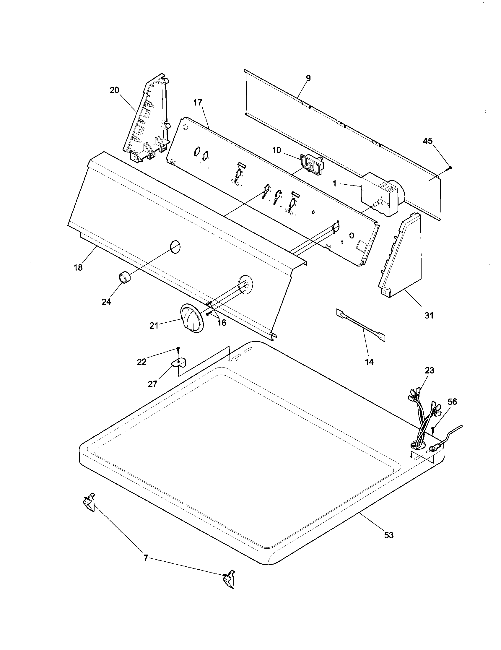 Controls/top panel