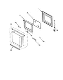 Lower oven door