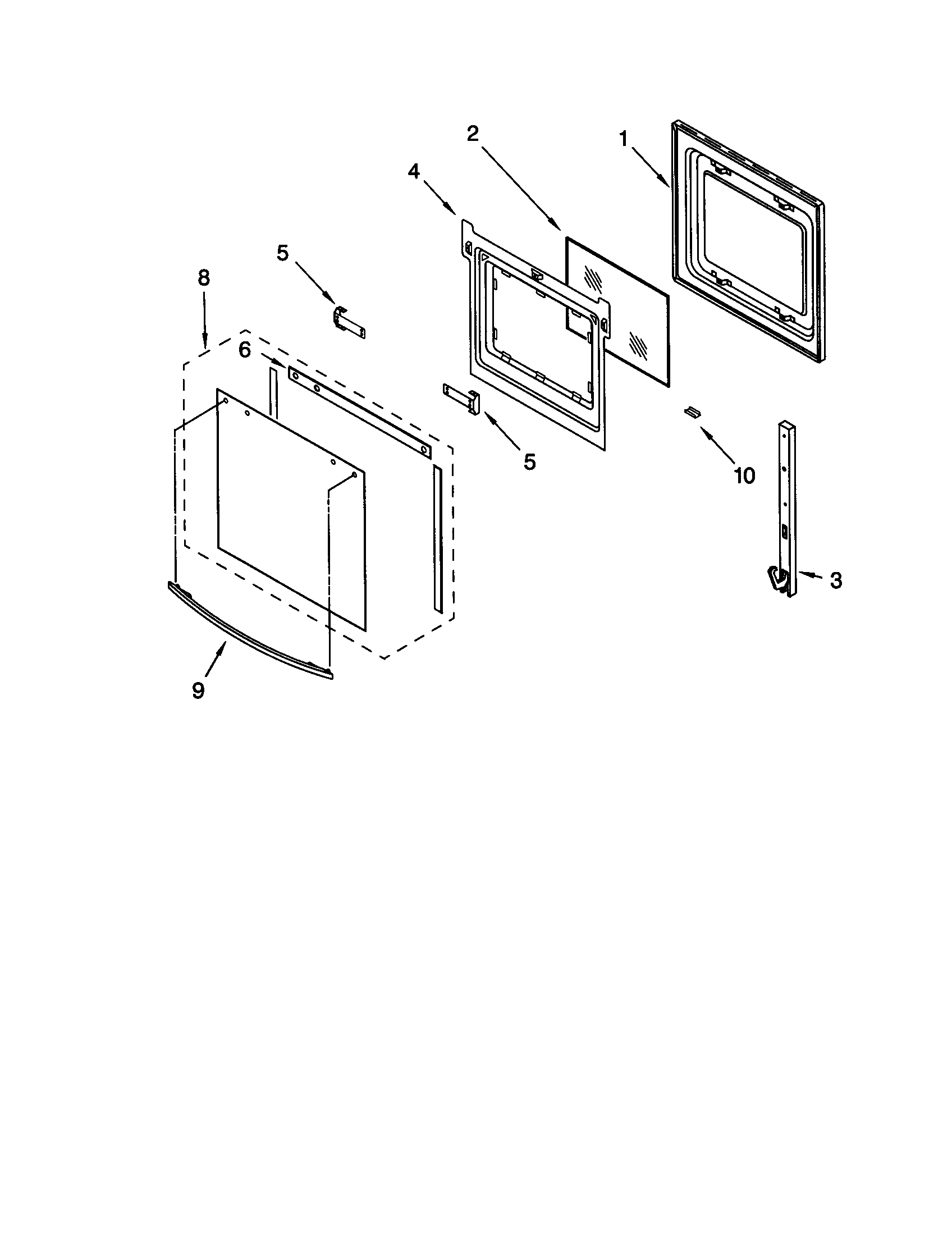 Oven door
