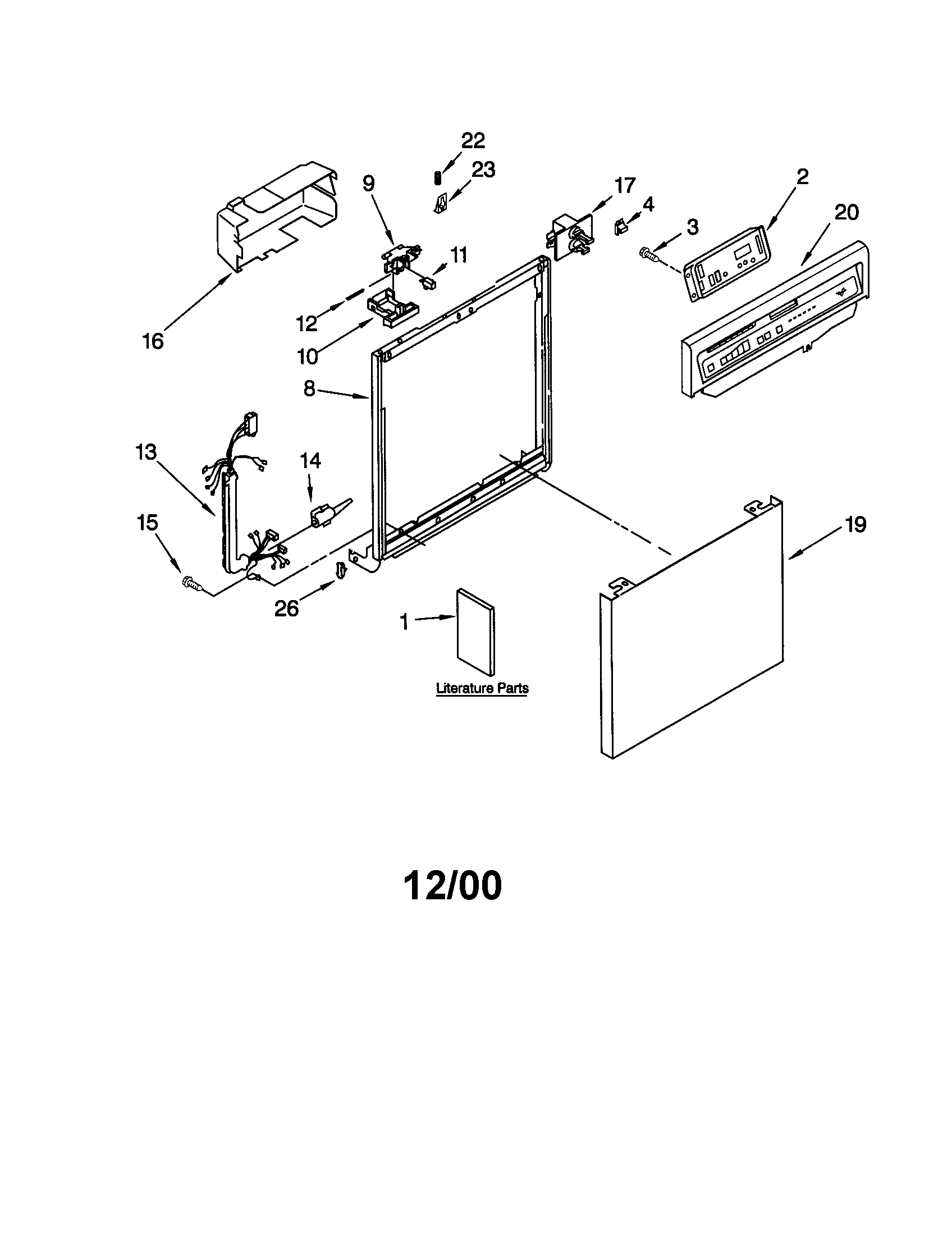 Frame and console