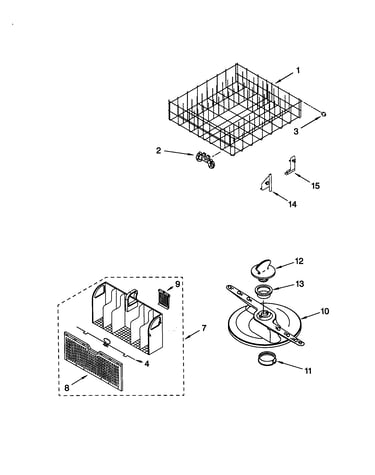 Lower dishrack