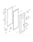 Refrigerator door