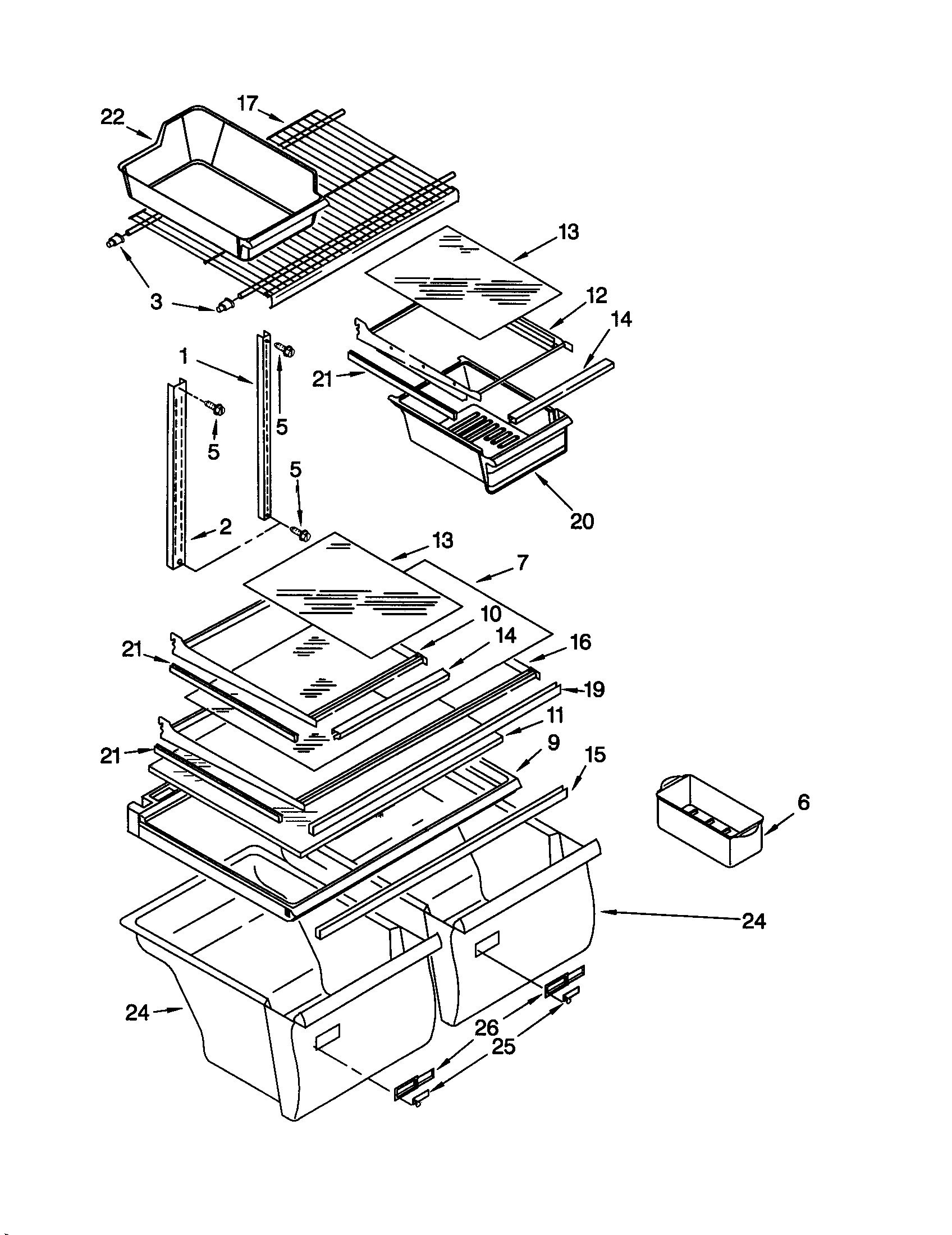 SHELVES