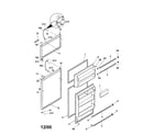 Universal/Multiflex (Frigidaire) MRT15CSEWP door diagram