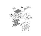 Universal/Multiflex (Frigidaire) MRT15CSEWP shelves diagram