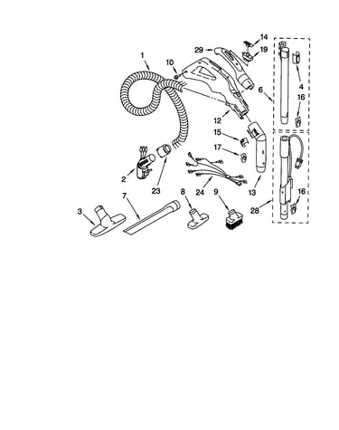 Hose and attachment