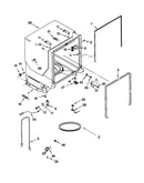 Tub and frame