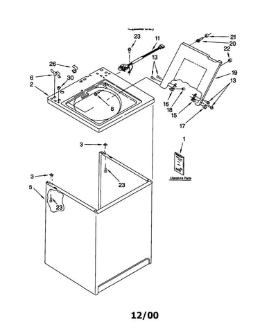 Top and cabinet
