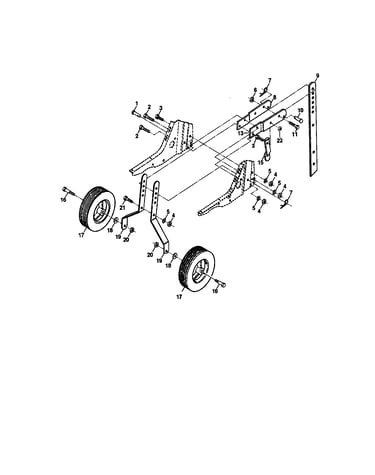 Wheel and depth stake