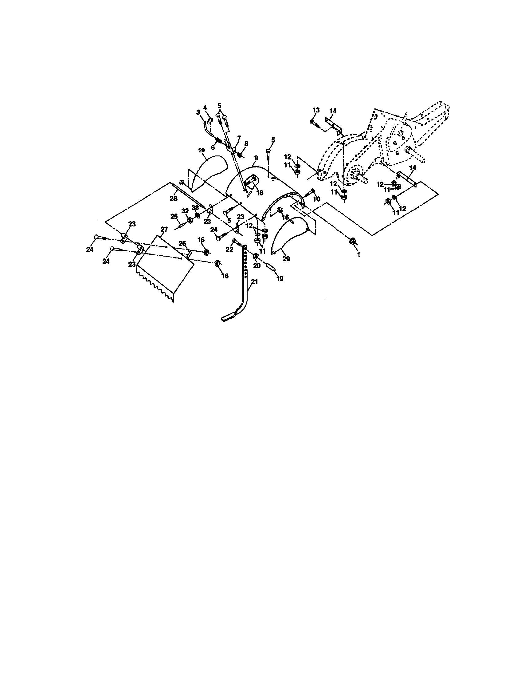 Tine shield