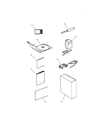 Cd rom/ac adaptor