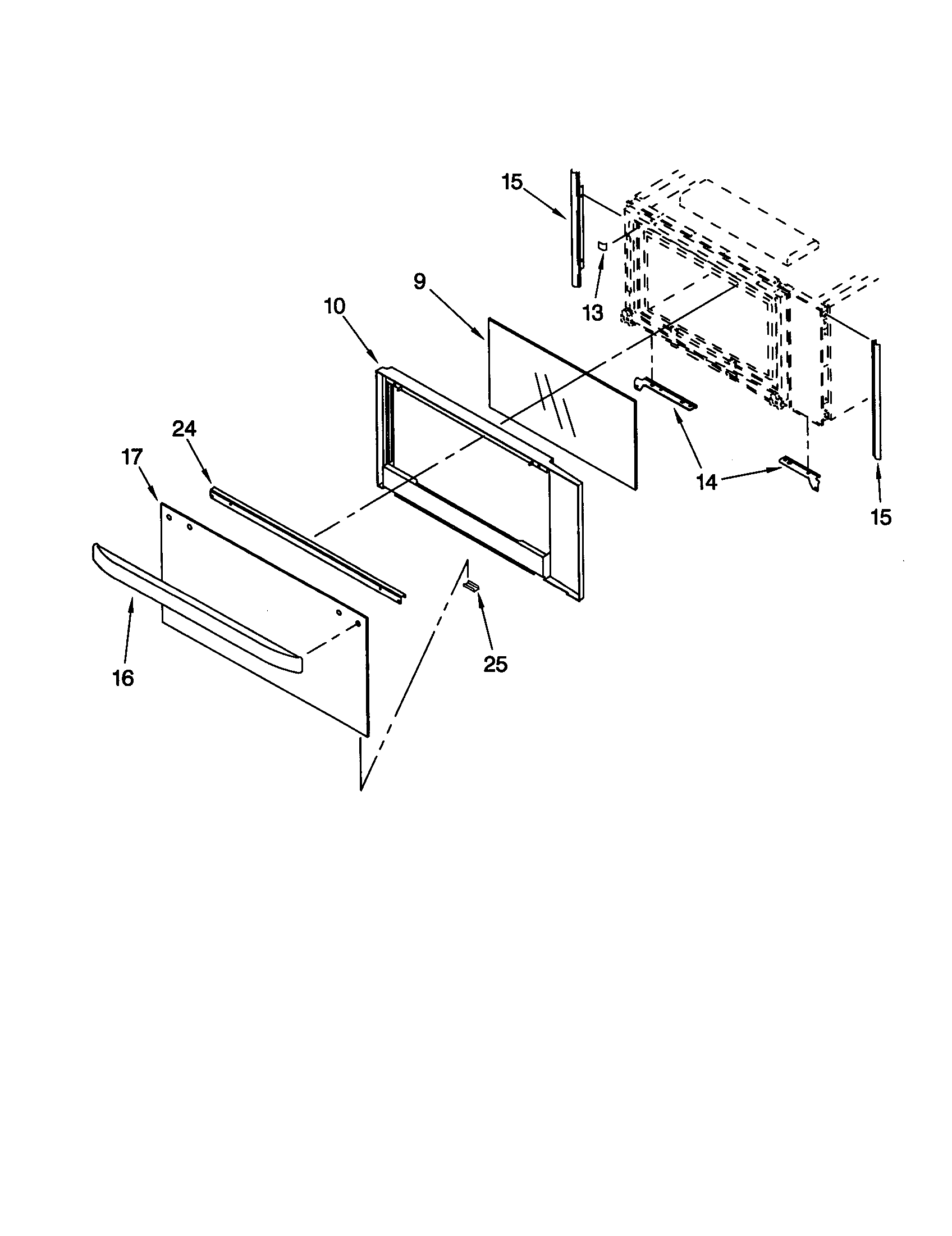 MICROWAVE DOOR