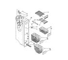 KitchenAid KSRE27FHBT02 freezer liner diagram