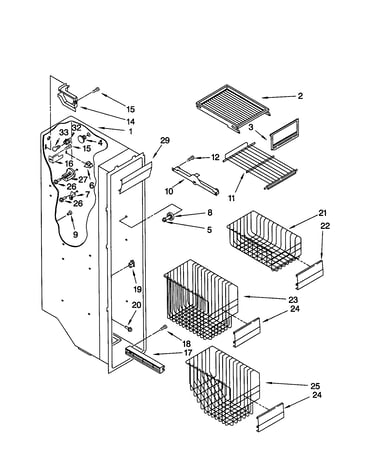 Freezer liner
