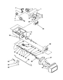 Motor and ice container