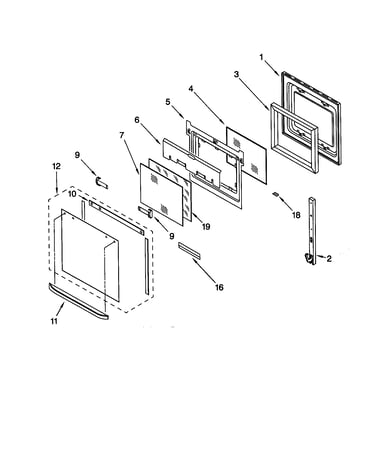Oven door
