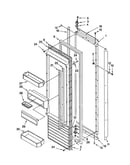Refrigerator door