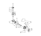 Kenmore 11020972993 brake/clutch/gearcase/motor/pump diagram