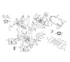 Proform 831299263 console and motor hood diagram