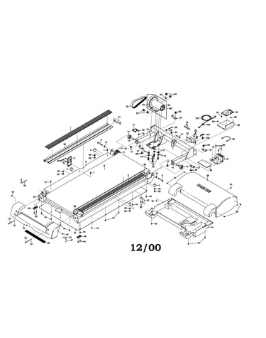 Motor and walking belt