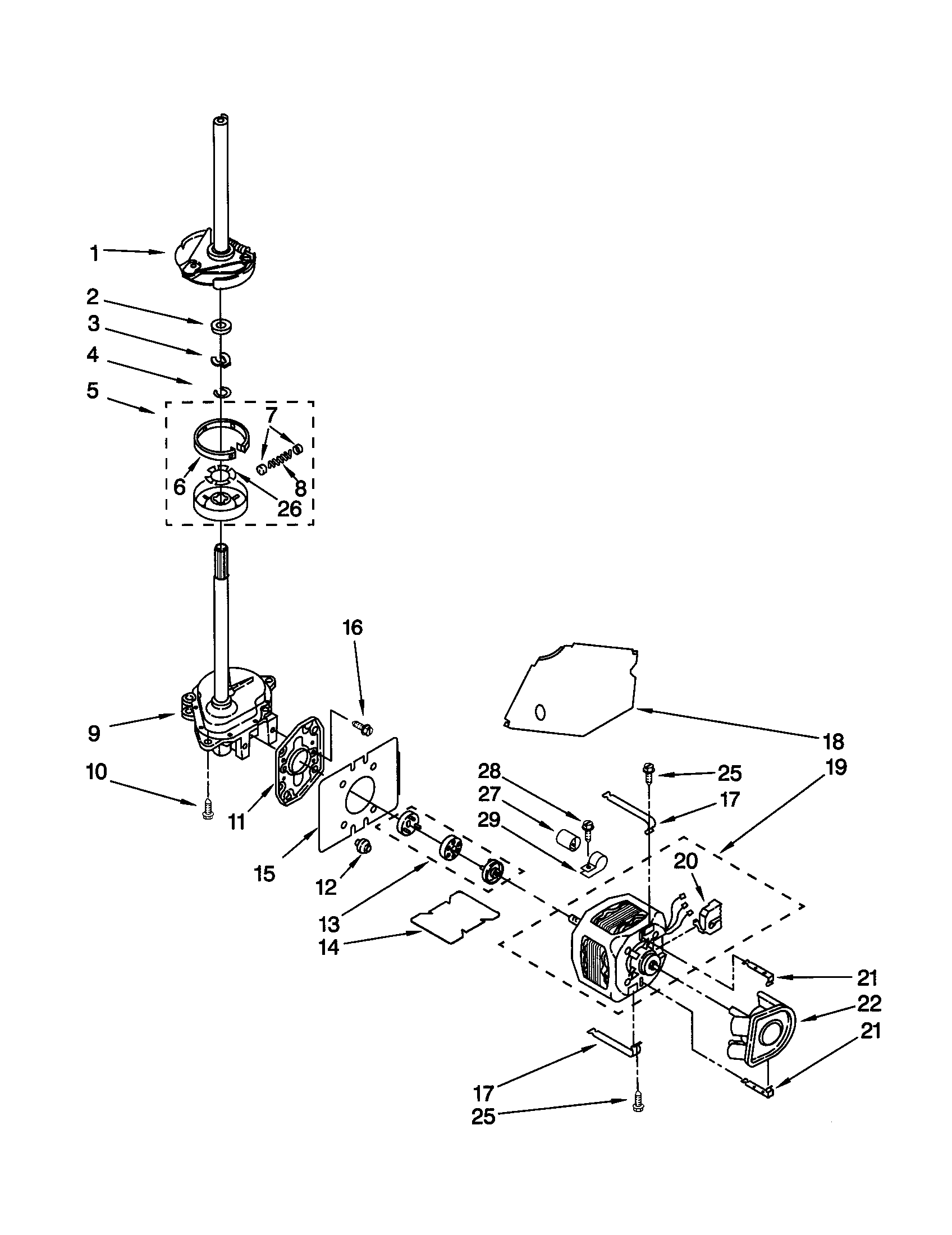 BRAKE/CLUTCH/GEARCASE/MOTOR/PUMP