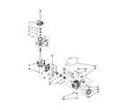 Kenmore 11022036100 brake/clutch/gearcase/motor/pump diagram