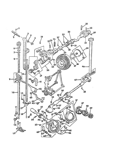 Main shaft arm