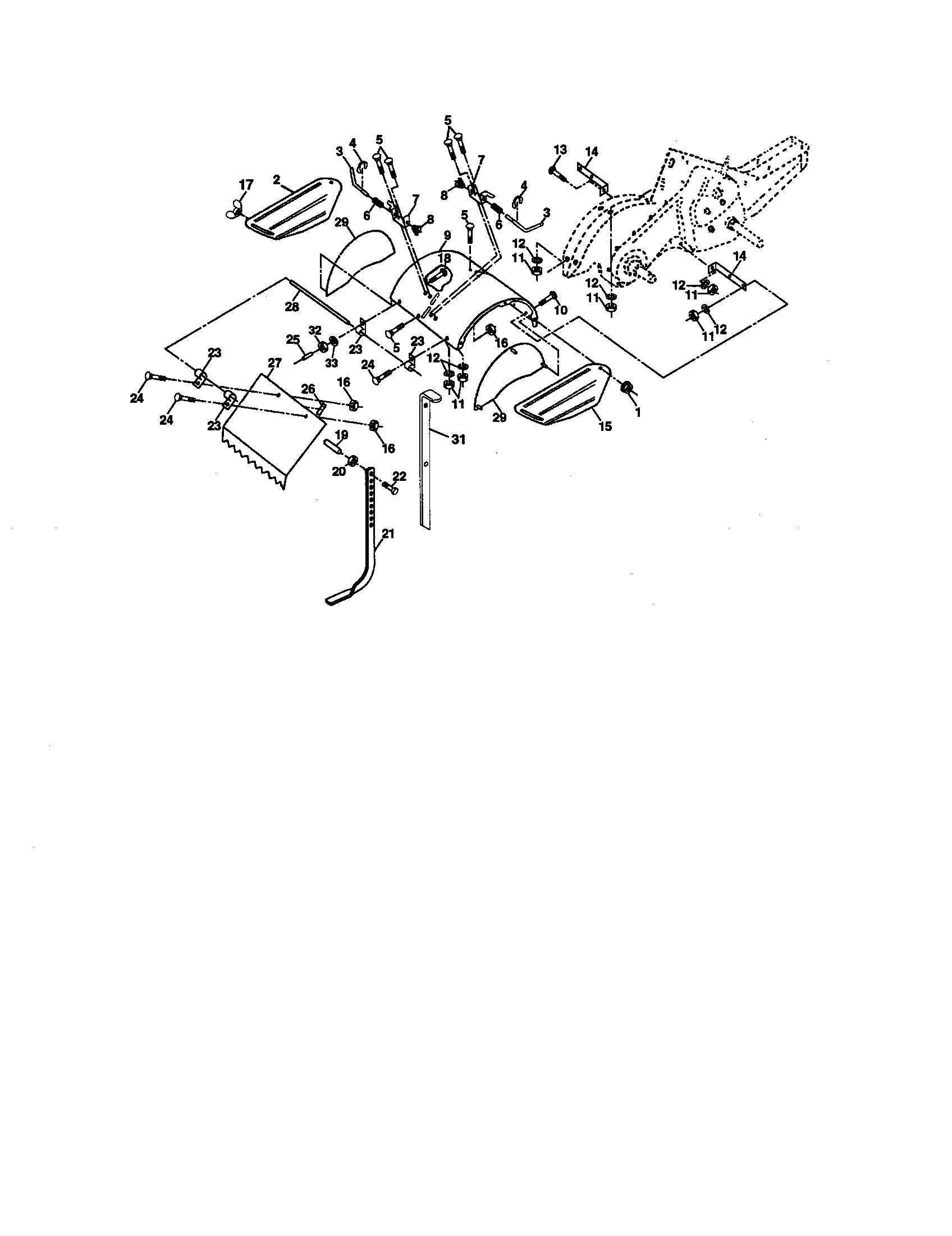 Tine shield