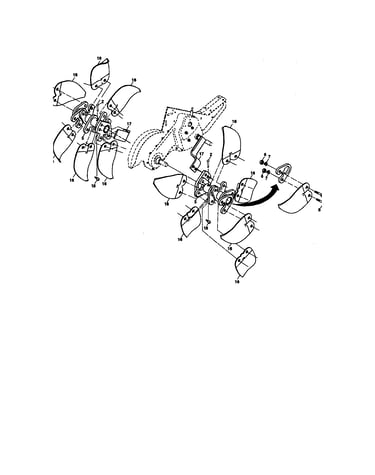 Tine assembly