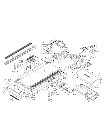 Motor and walking belt
