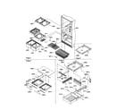 Kenmore 59679272991 shelving assembly diagram