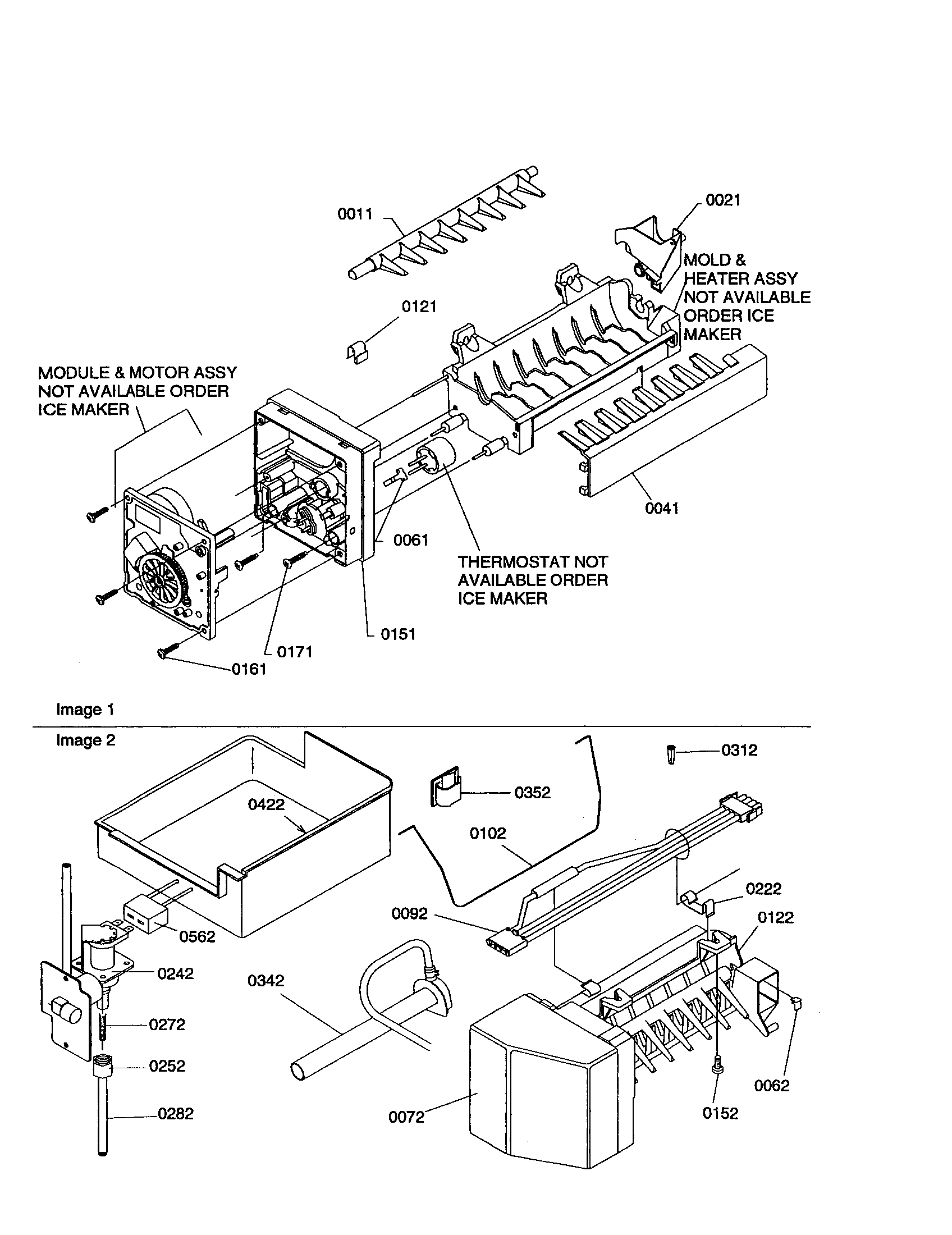 Ice maker assembly