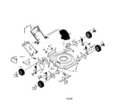 Craftsman 917388221 rotary lawn mower diagram