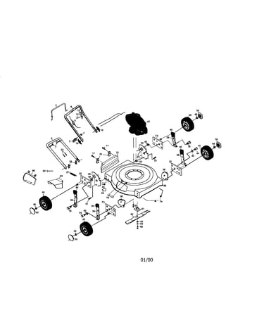 Rotary lawn mower
