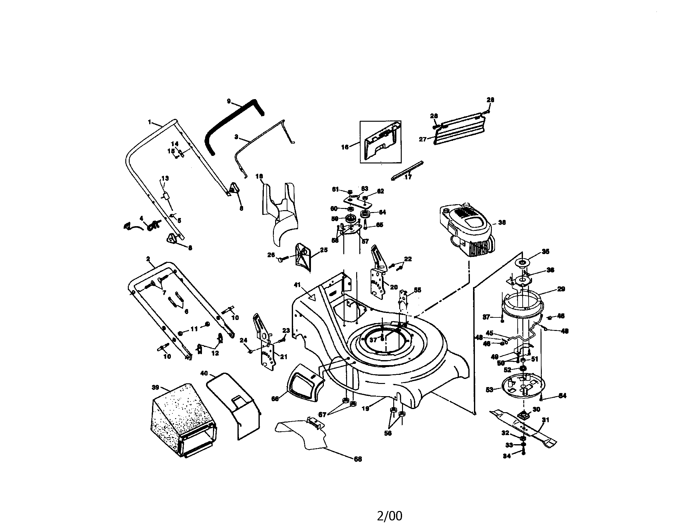 Rotary lawn mower
