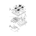 Kenmore 79093767000 top/drawer diagram