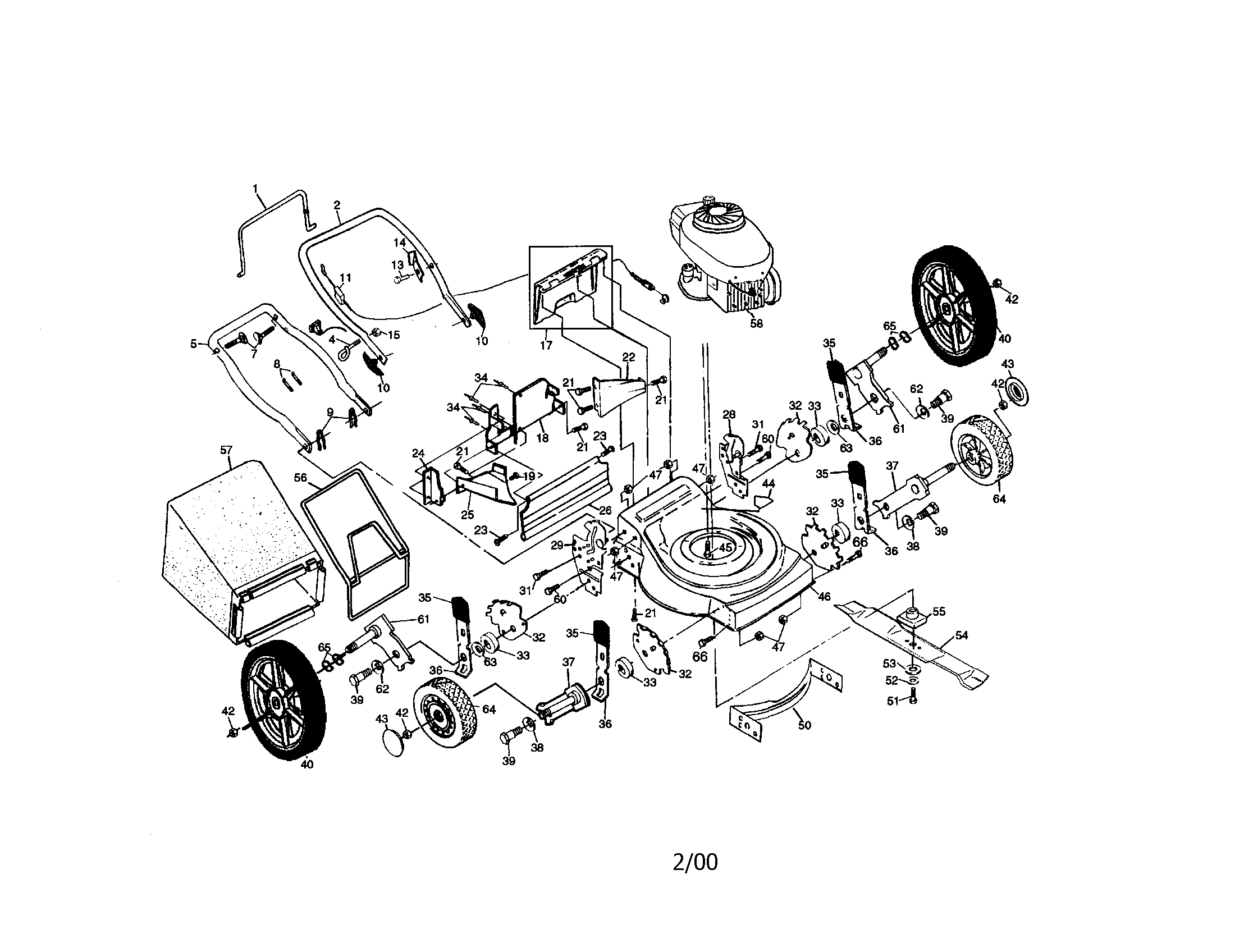 ROTARY LAWN MOWER
