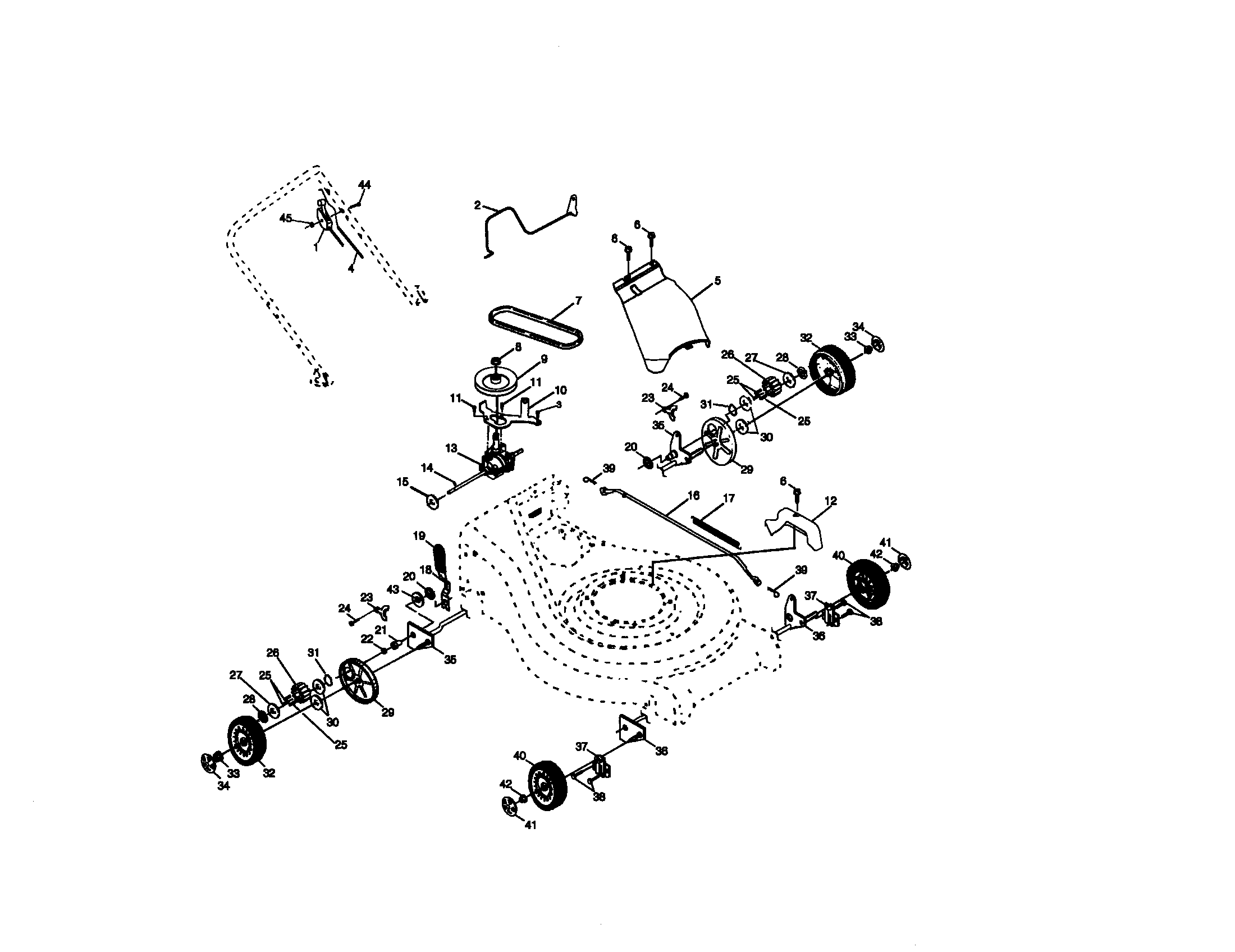 Wheel  and tire assembly