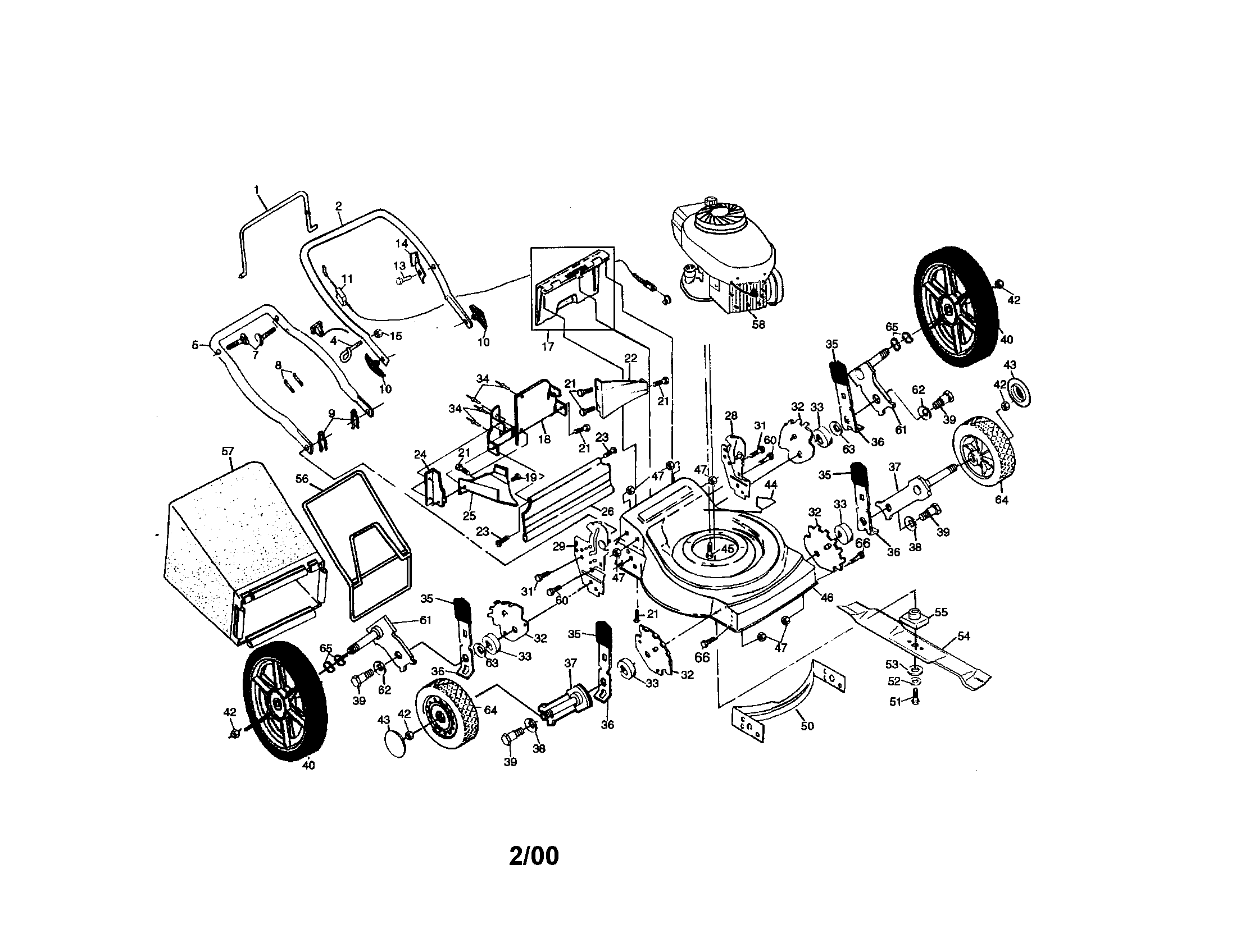 Rotary lawn mower