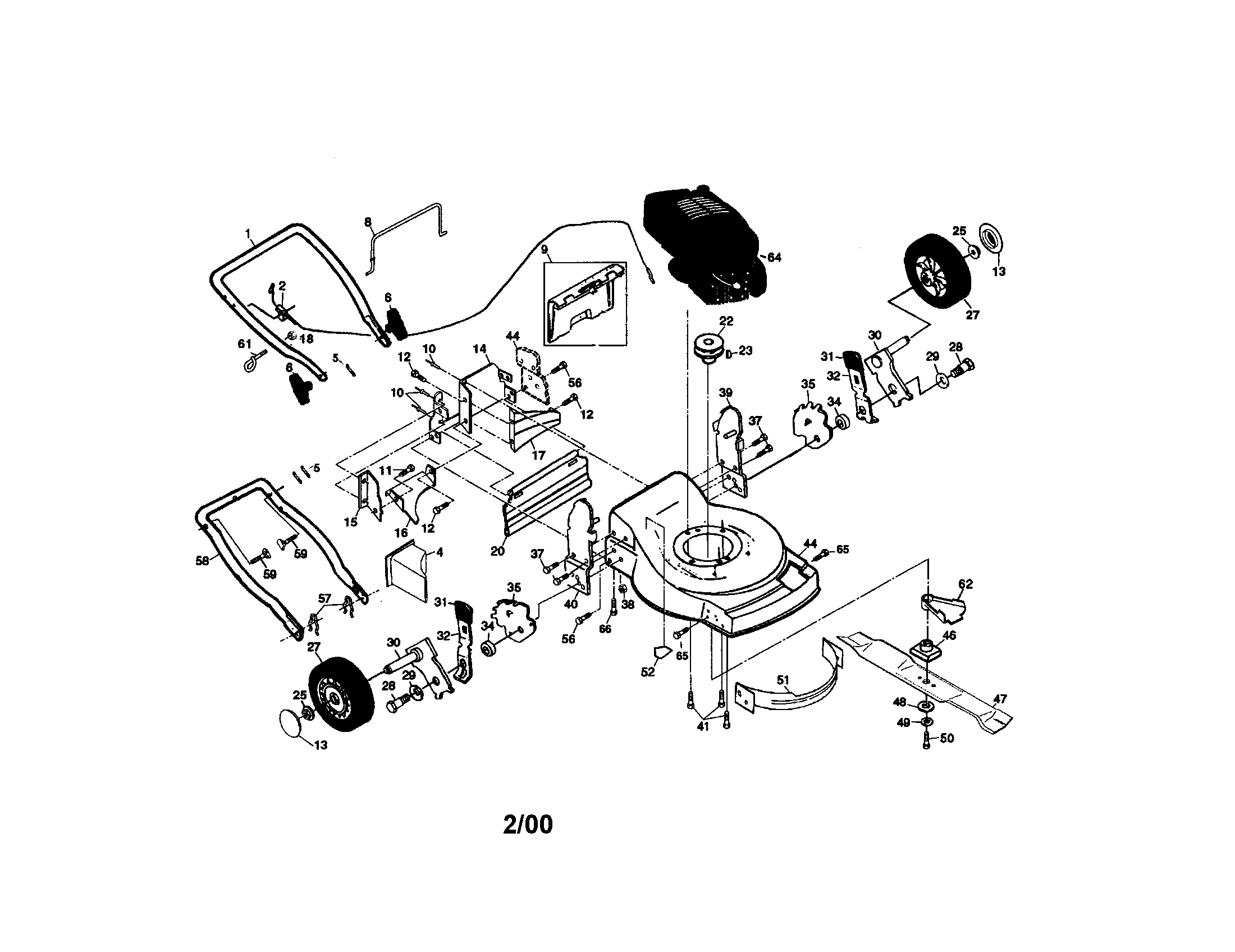 ROTARY LAWN MOWER