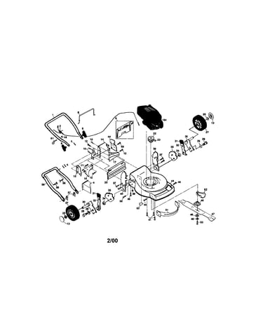 Rotary lawn mower