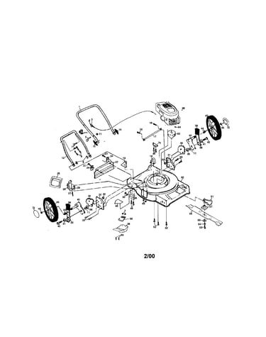 Rotary lawn mower