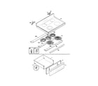 Kenmore 79095658000 top/drawer diagram