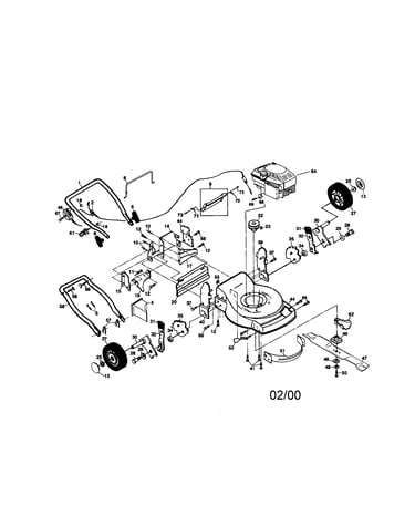 Rotary lawn mower